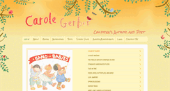 Desktop Screenshot of carolegerber.com